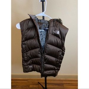 Brown North Face Puffer 550
